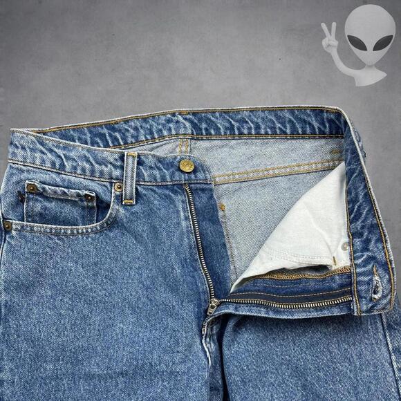 Polo Ralph Lauren Straight Leg Bootcut Jeans Size 30x32 Blue Denim Vintage - Picture 5 of 8